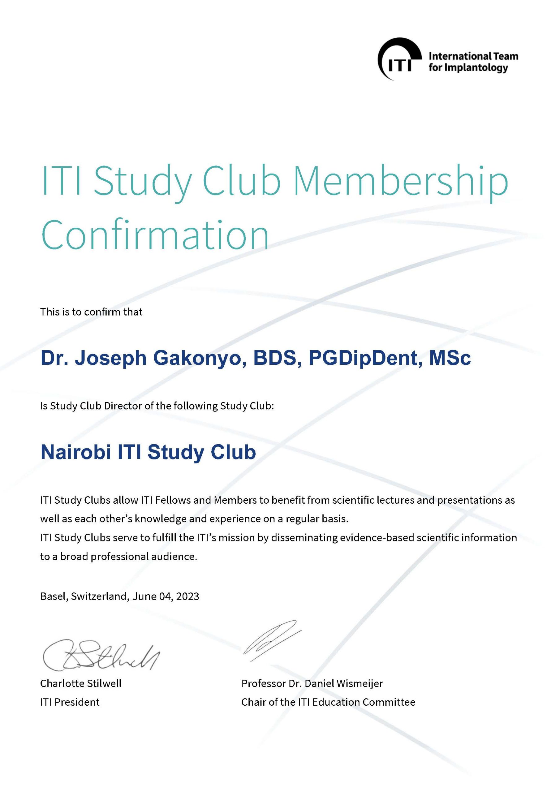 Study_Club_Membership_Confirmation